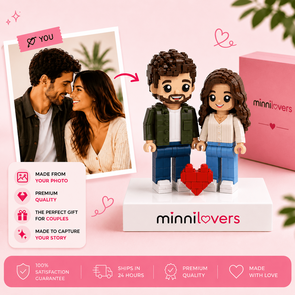 ForeverMinni™ Personalized Love Figures - Minni Lovers